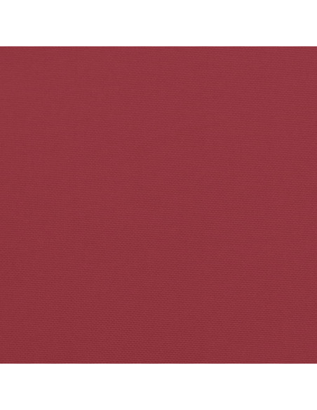 Cuscino Rotondo Rosso Vino Ø 100x11 cm in Tessuto Oxford