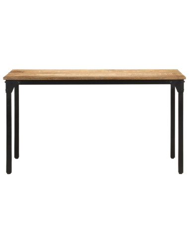 Tavolo da Pranzo 140x70x76 cm in Legno di Mango Grezzo