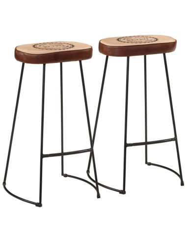 Set Bar 3pz Legno Massello Mango Grezzo e Metallo