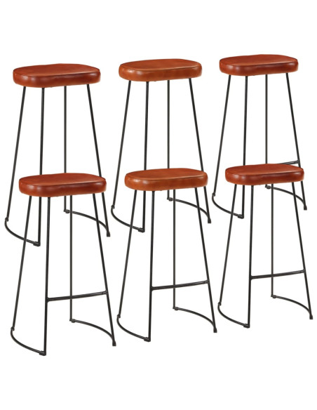 Set Bar 7pz Legno Massello Mango Grezzo e Metallo