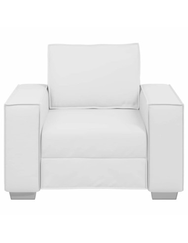Divano Bianco 100 x 80 x 84 cm Tessuto