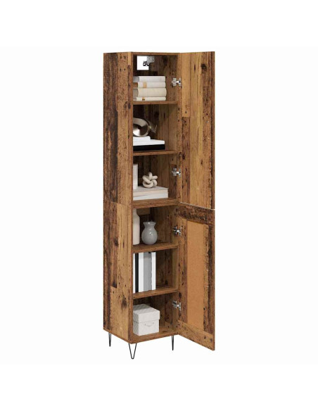 Credenza Legno vecchio 34,5 x 34 x 90 cm Legno multistrato