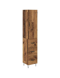 Credenza Legno vecchio 34,5 x 34 x 90 cm Legno multistrato 2