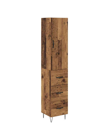 Credenza Legno vecchio 34,5 x 34 x 90 cm Legno multistrato