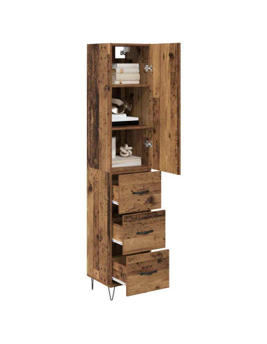 Credenza Legno vecchio 34,5 x 34 x 90 cm Legno multistrato