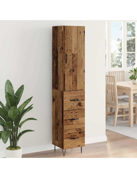 Credenza Legno vecchio 34,5 x 34 x 90 cm Legno multistrato
