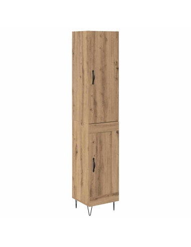 Credenza Rovere artigianale 34,5 x 34 x 90 cm Legno multistrato