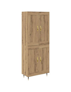 Credenza Rovere artigianale 69,5 x 34 x 90 cm Legno multistrato 2