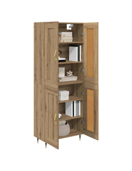 Credenza Rovere artigianale 69,5 x 34 x 90 cm Legno multistrato
