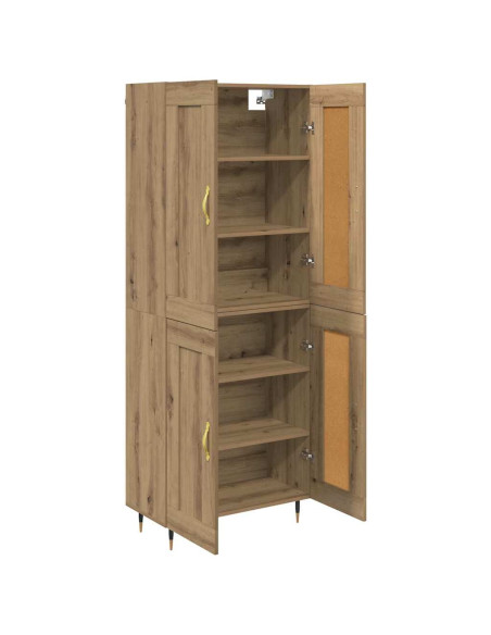 Credenza Rovere artigianale 69,5 x 34 x 90 cm Legno multistrato