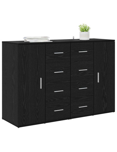 Sideboards Corona 2 pcs Rovere Nero 59 x 39 x 80 cm