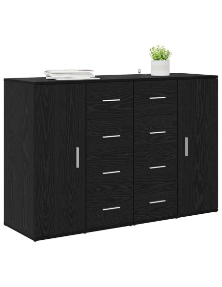 Sideboards Corona 2 pcs Rovere Nero 59 x 39 x 80 cm