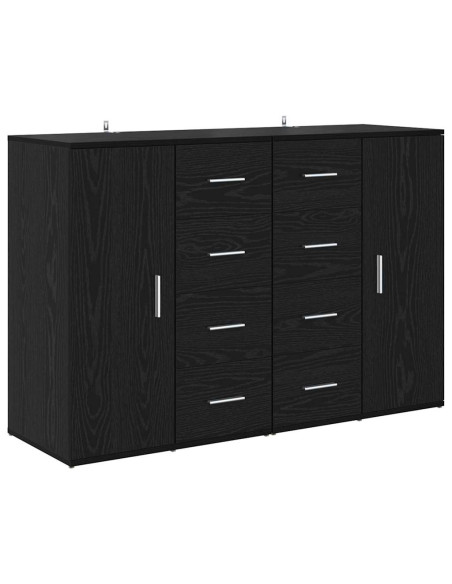 Sideboards Corona 2 pcs Rovere Nero 59 x 39 x 80 cm