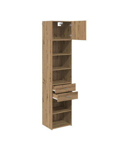 Credenza con cassetto Rovere artigianale 50 x 42,5 x 225 cm