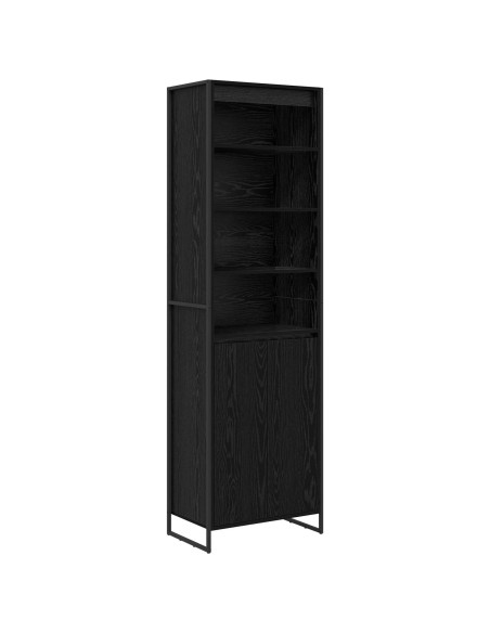 Armadi alti 2 pcs Rovere Nero 60 x 36 x 200 cm