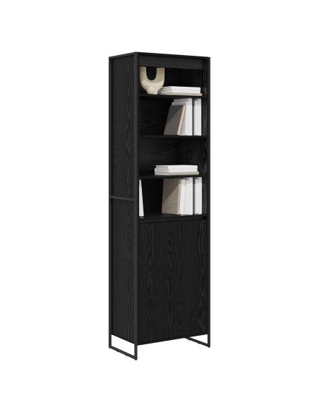 Armadi alti 2 pcs Rovere Nero 60 x 36 x 200 cm