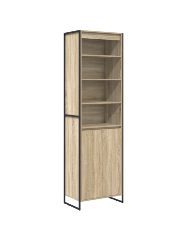 Armadi alti 2 pcs Sonoma 60 x 36 x 200 cm Legno multistrato