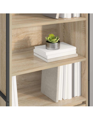 Armadi alti 2 pcs Sonoma 60 x 36 x 200 cm Legno multistrato