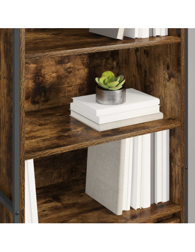 Armadi alti 2 pcs Quercia Fumosa 60 x 36 x 200 cm