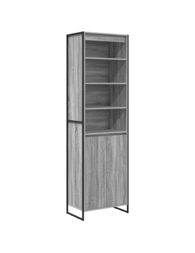 Armadi alti 2 pcs Grigio Sonoma 60 x 36 x 200 cm