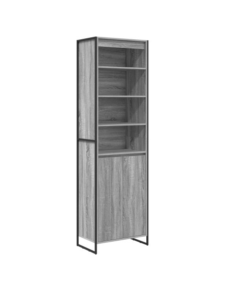 Armadi alti 2 pcs Grigio Sonoma 60 x 36 x 200 cm