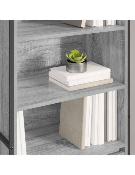 Armadi alti 2 pcs Grigio Sonoma 60 x 36 x 200 cm