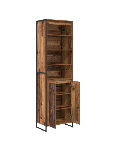 Armadi alti 2 pcs Legno vecchio 60 x 36 x 200 cm