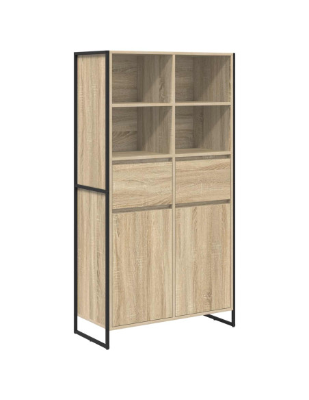 Credenza 2 pcs Sonoma 81 x 36 x 150.5 cm Legno multistrato