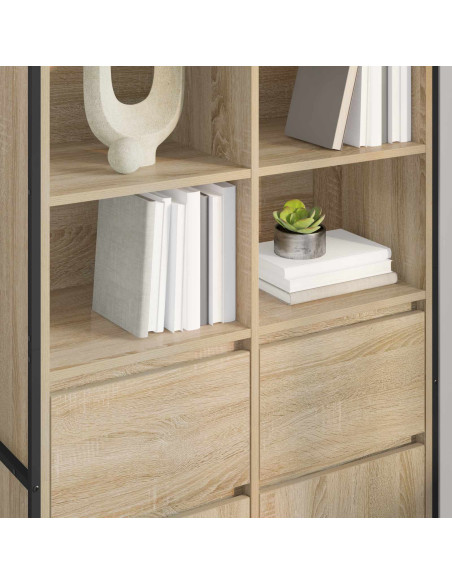 Credenza 2 pcs Sonoma 81 x 36 x 150.5 cm Legno multistrato