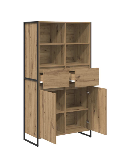Credenza 2 pcs Rovere Artigianale 81 x 36 x 150.5 cm