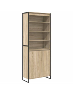Armadi alti 2 pcs Sonoma 79 x 36 x 200 cm Legno multistrato 2