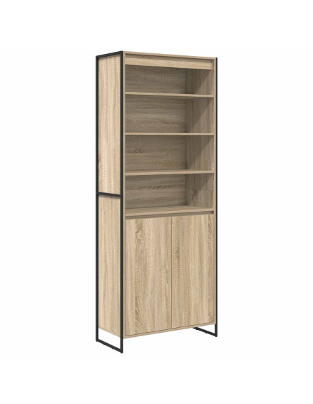 Armadi alti 2 pcs Sonoma 79 x 36 x 200 cm Legno multistrato