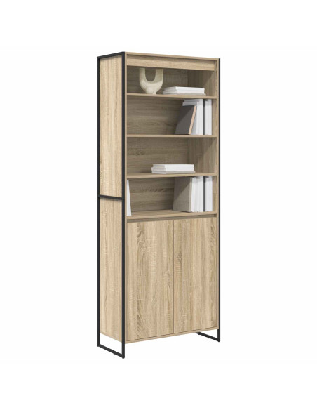 Armadi alti 2 pcs Sonoma 79 x 36 x 200 cm Legno multistrato