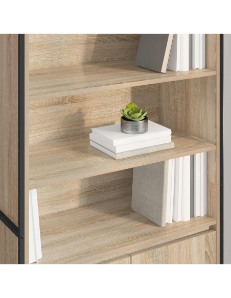 Armadi alti 2 pcs Sonoma 79 x 36 x 200 cm Legno multistrato