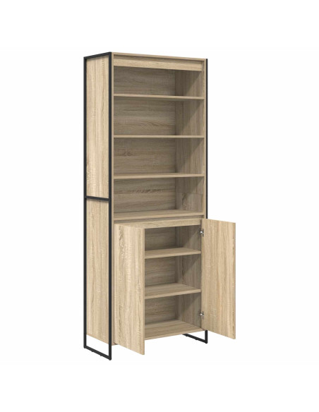 Armadi alti 2 pcs Sonoma 79 x 36 x 200 cm Legno multistrato