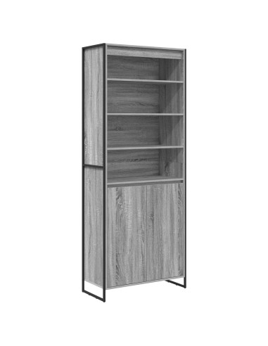 Armadi alti 2 pcs Grigio Sonoma 79 x 36 x 200 cm