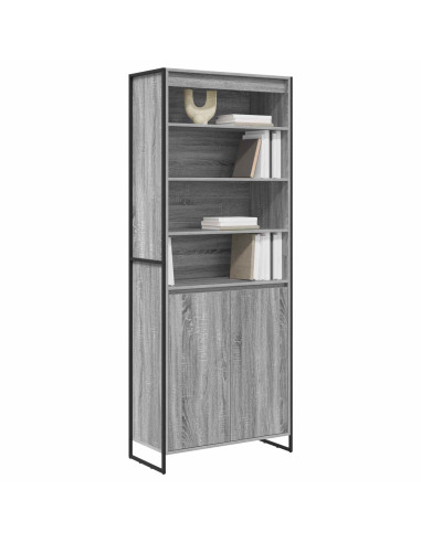 Armadi alti 2 pcs Grigio Sonoma 79 x 36 x 200 cm