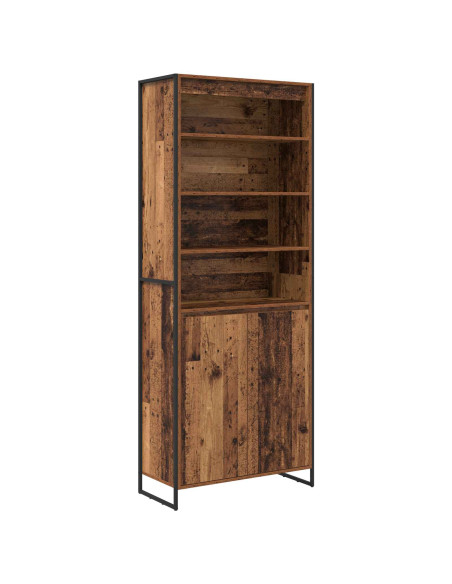 Armadi alti 2 pcs Legno vecchio 79 x 36 x 200 cm