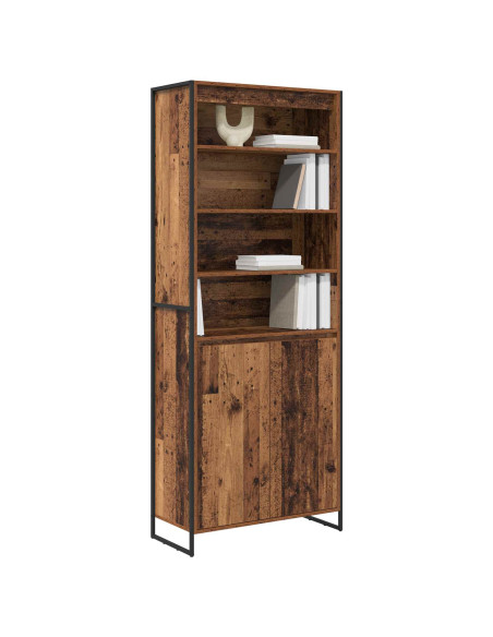 Armadi alti 2 pcs Legno vecchio 79 x 36 x 200 cm