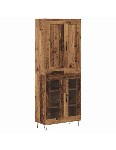Credenza Legno vecchio 69,5 x 34 x 180 cm Legno multistrato