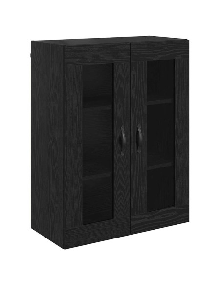 Credenza Rovere Nero 69,5 x 34 x 180 cm Legno multistrato