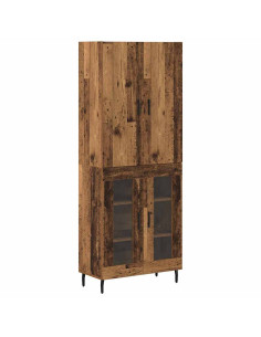 Credenza Legno vecchio 69,5 x 34 x 180 cm Legno multistrato 2