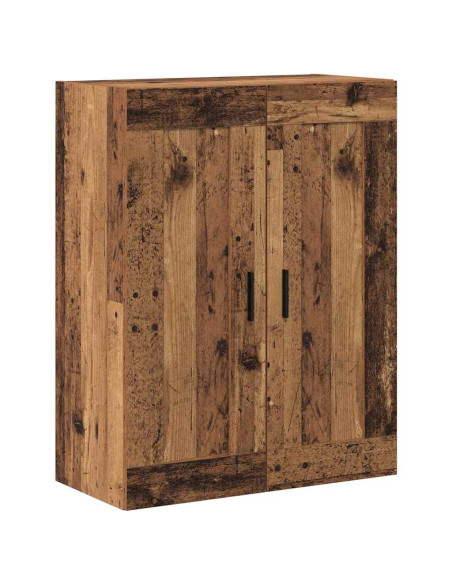 Credenza 2 pcs Legno vecchio Legno multistrato