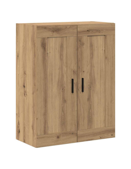 Credenza 2 pcs Rovere artigianale Legno multistrato