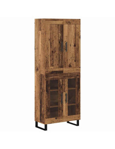 Credenza Legno vecchio 69,5 x 34 x 180 cm Legno multistrato 2