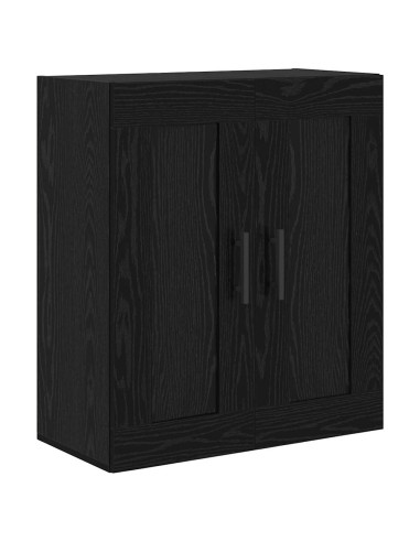 Credenza Rovere Nero 69,5 x 34 x 180 cm Legno multistrato