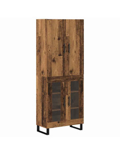 Credenza 2 pcs Legno vecchio 69,5 x 34 x 180 cm 2