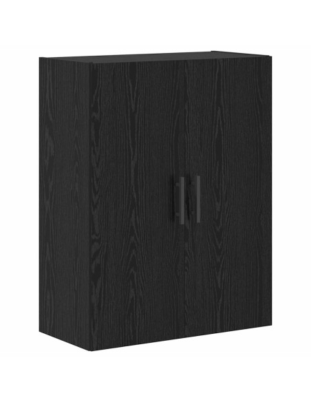 Credenza 2 pcs Rovere Nero 69,5 x 34 x 180 cm