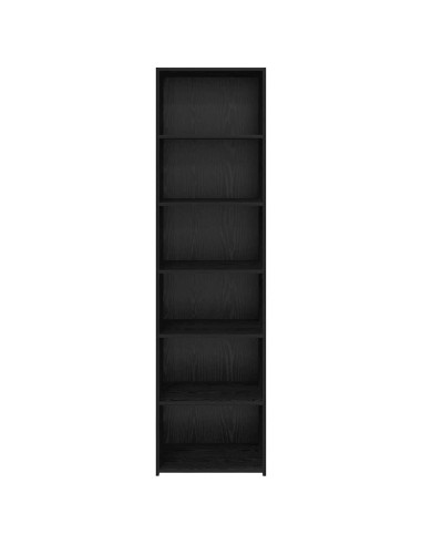 Armadietto Rovere Nero 50 x 41 x 185 cm Legno multistrato