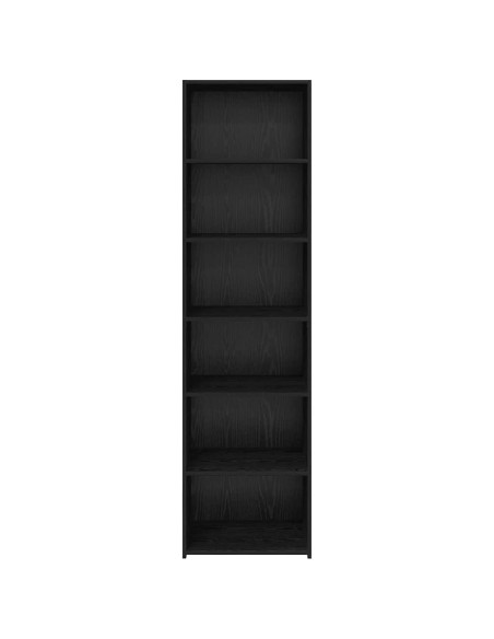 Armadietto Rovere Nero 50 x 41 x 185 cm Legno multistrato